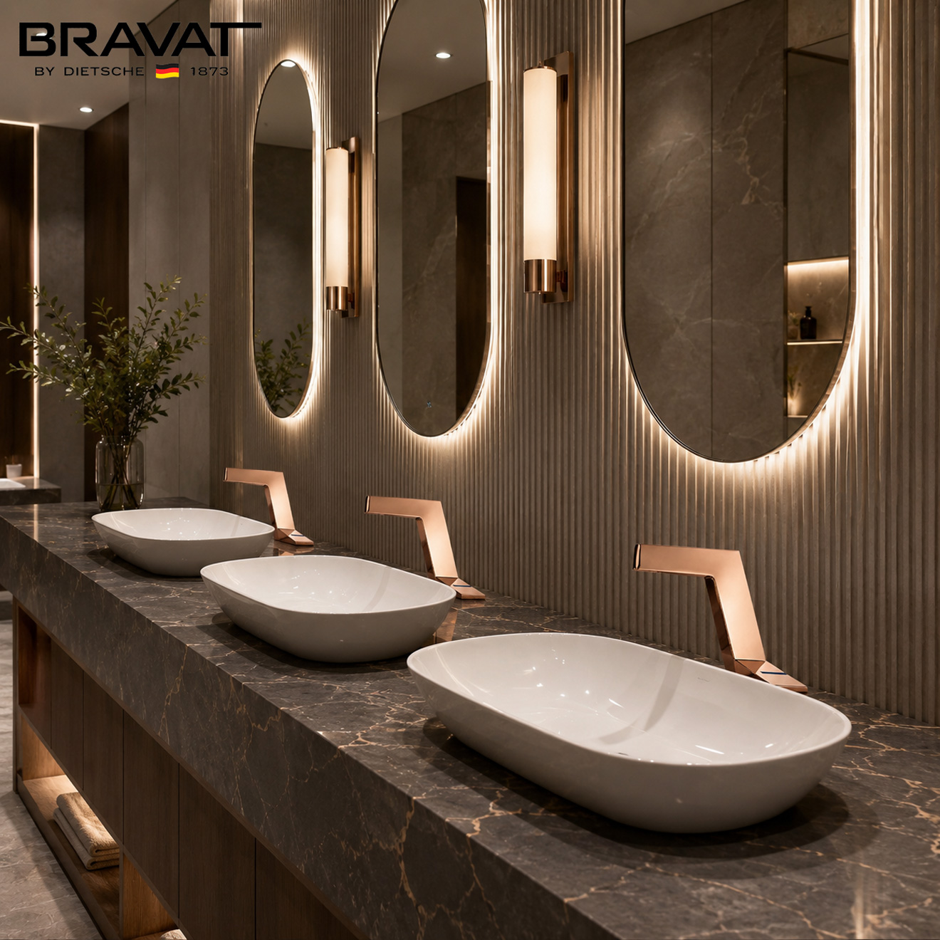 Accessible bathroom sink faucets for hotels and hospitality projects